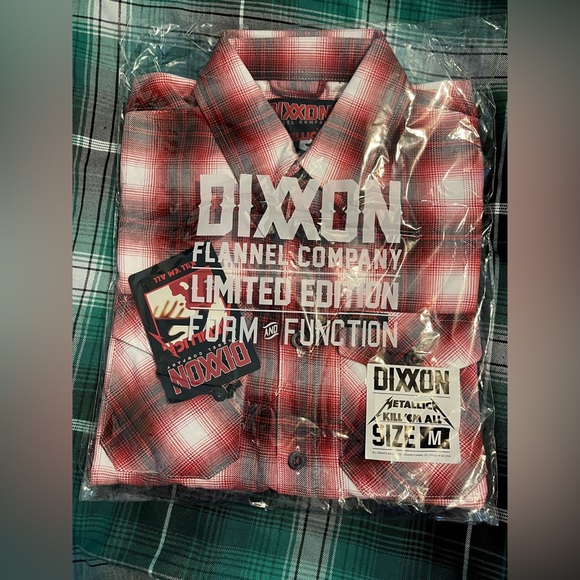 DIXXON Shirts Dixxon Flannel Mens Medium Metallica Kill Em All